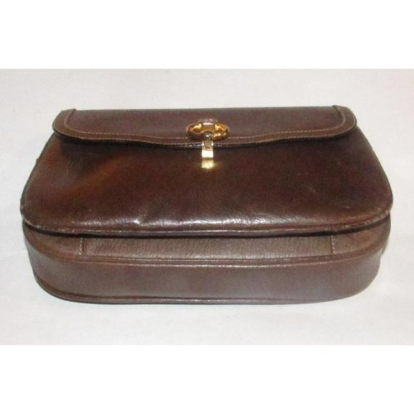 Gucci Vintage Brown GG Supreme Envelope Clutch - Picture 2 of 10